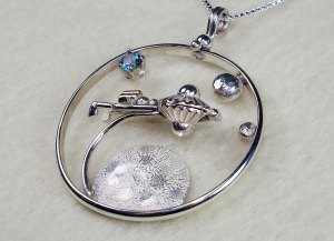 Enterprise ship necklace
