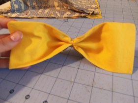 Purse Cover - Bow Back View