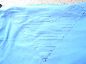 Nightwing DIY Step 8a