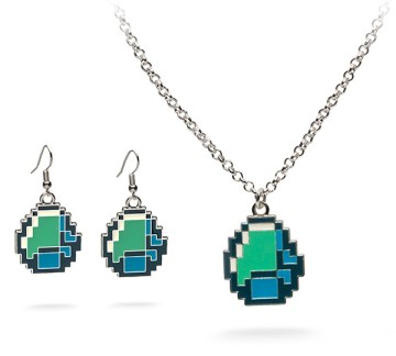 f051_minecraft_diamond_necklace_earrings